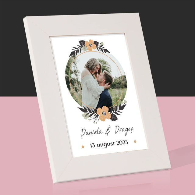 Fotografie Si Semnătură: Îndrăgostiți - Ramă Pentru Fotografii (Horizontală)