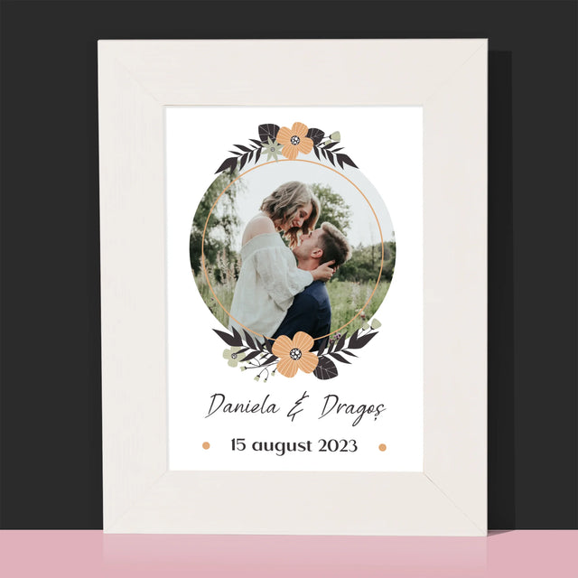 Fotografie Si Semnătură: Îndrăgostiți - Ramă Pentru Fotografii (Horizontală)