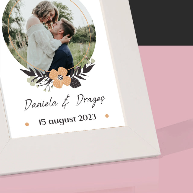 Fotografie Si Semnătură: Îndrăgostiți - Ramă Pentru Fotografii (Horizontală)