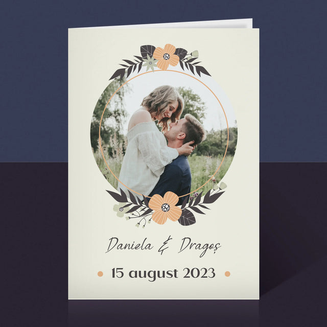 Fotografie Si Semnătură: Îndrăgostiți - Card Cu Felicitări