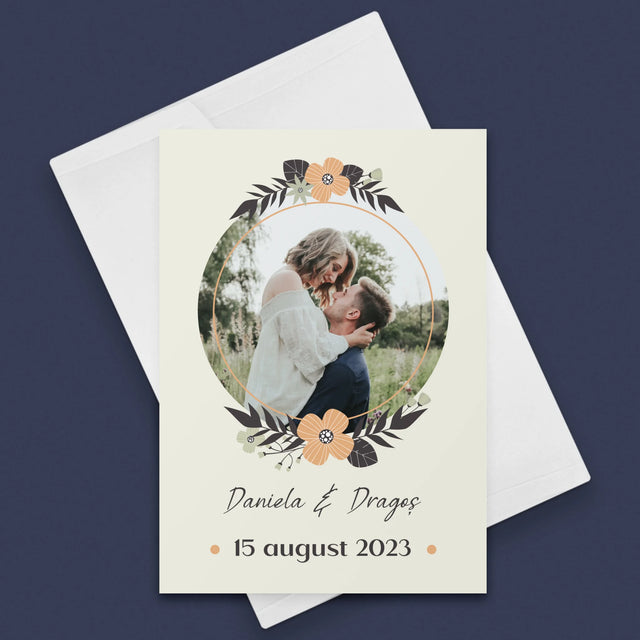 Fotografie Si Semnătură: Îndrăgostiți - Card Cu Felicitări