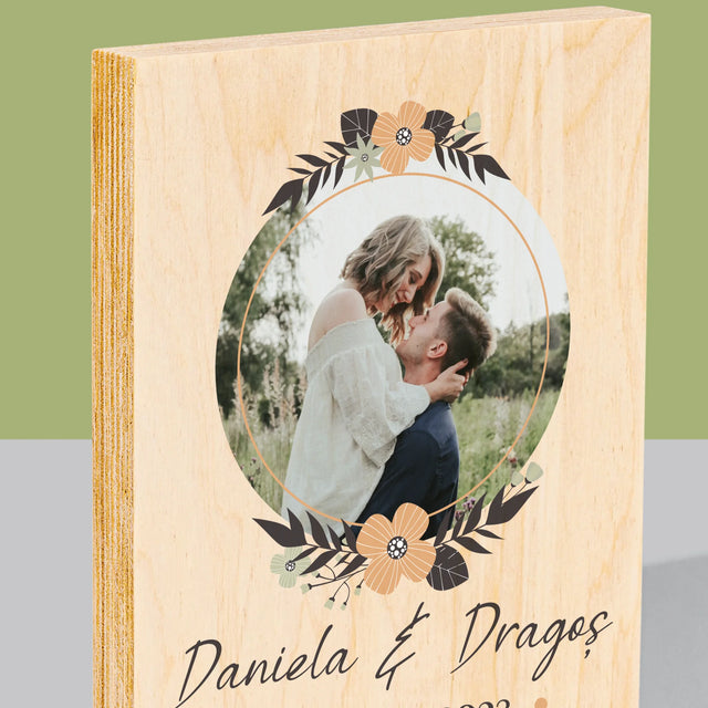 Imprimare pe lemn - verticală