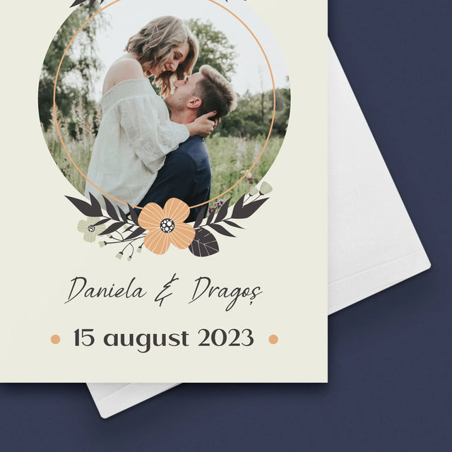 Fotografie Si Semnătură: Îndrăgostiți - Card Cu Felicitări