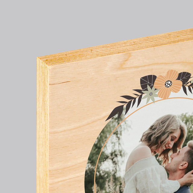 Imprimare pe lemn - verticală