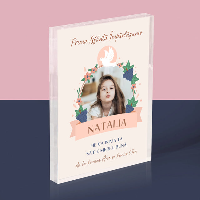 Fotografie Si Semnătură: Bunătate În Inima Împărtășirii - Bloc Acrilic