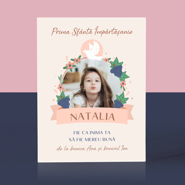 Fotografie Si Semnătură: Bunătate În Inima Împărtășirii - Bloc Acrilic