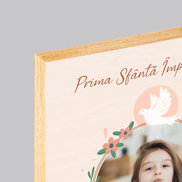 Fotografie Si Semnătură: Bunătate În Inima Împărtășirii - Imprimare Pe Lemn ( Verticală)