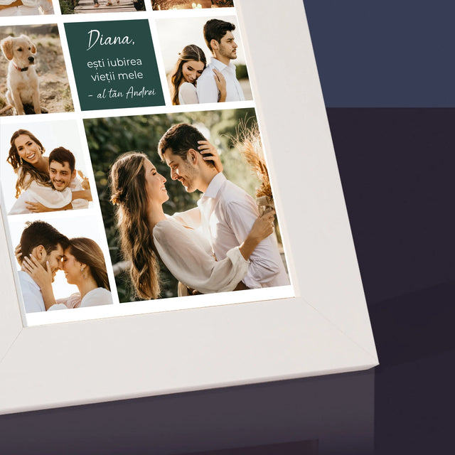Colaj De Fotografii: Colaj De Dragoste - Ramă Pentru Fotografii (Horizontală)