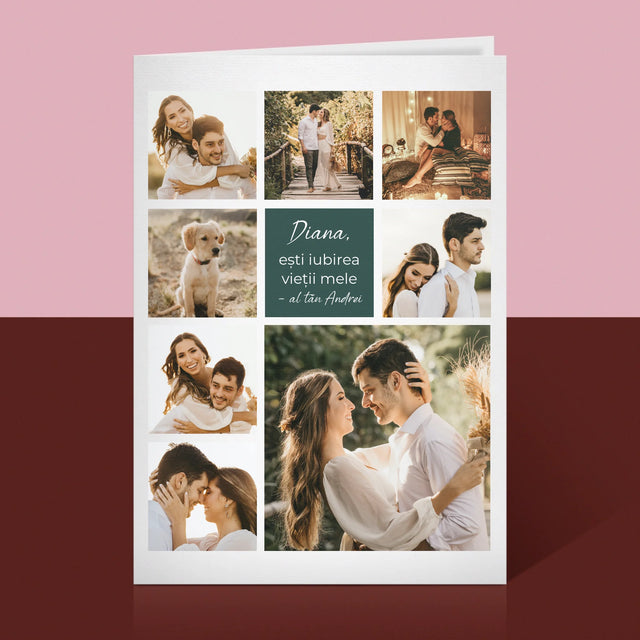 Colaj De Fotografii: Colaj De Dragoste - Card Cu Felicitări
