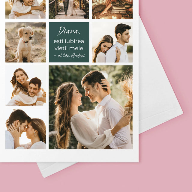 Colaj De Fotografii: Colaj De Dragoste - Card Cu Felicitări