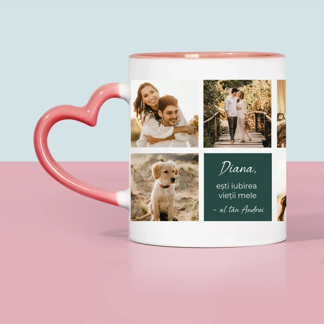 Colaj De Fotografii: Colaj De Dragoste - Cană