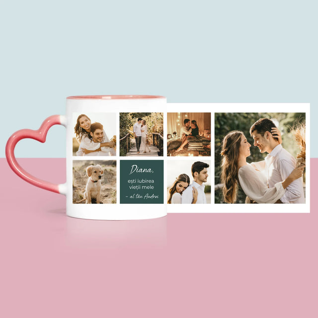 Colaj De Fotografii: Colaj De Dragoste - Cană