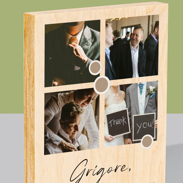 Imprimare pe lemn - verticală