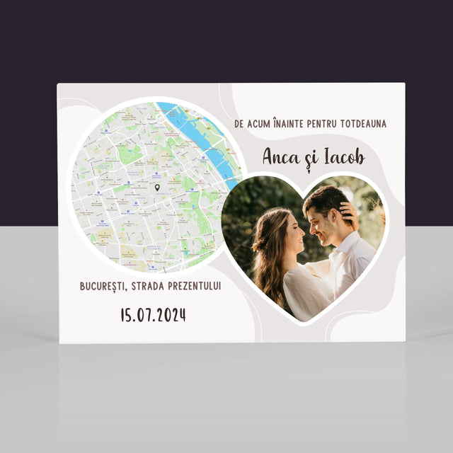 Harta Oraș: De Acum Înainte Pentru Totdeauna - Bloc Acrilic