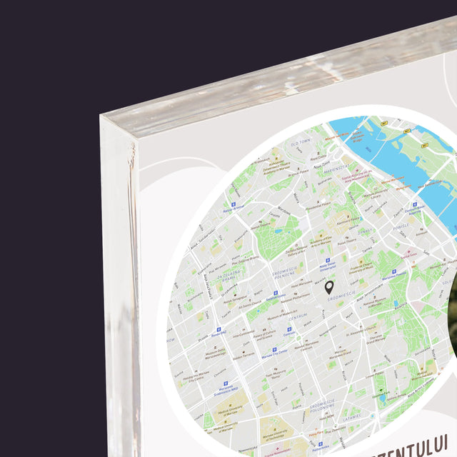 Harta Oraș: De Acum Înainte Pentru Totdeauna - Bloc Acrilic