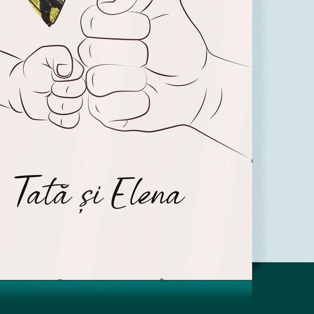 Fotografie Si Semnătură: Tata Copilul Mânuța - Poster