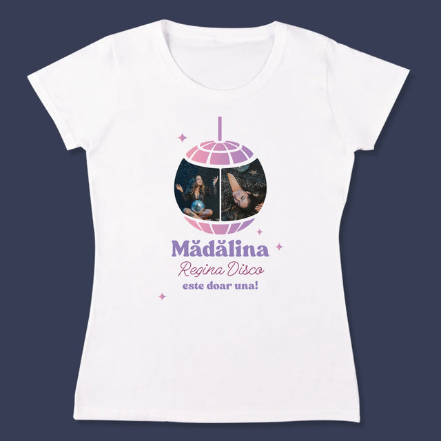 Colaj De Fotografii: Regina Disco 2 Fotografii - Tricou Pentru Femei