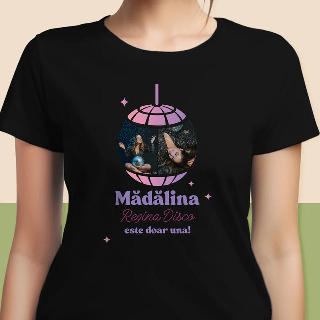 Colaj De Fotografii: Regina Disco 2 Fotografii - Tricou Pentru Femei