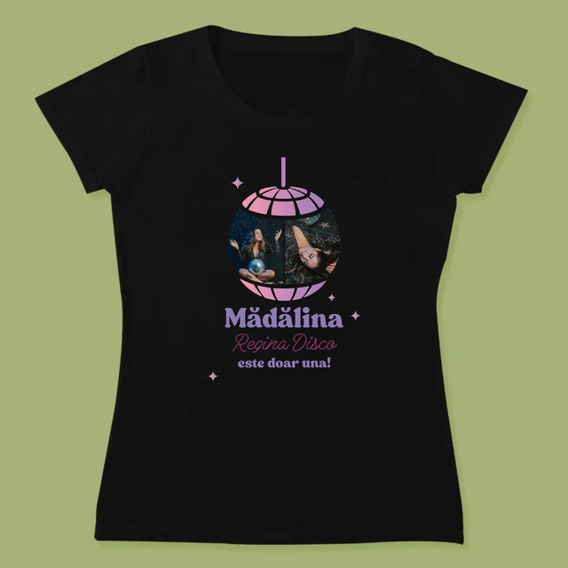 Colaj De Fotografii: Regina Disco 2 Fotografii - Tricou Pentru Femei
