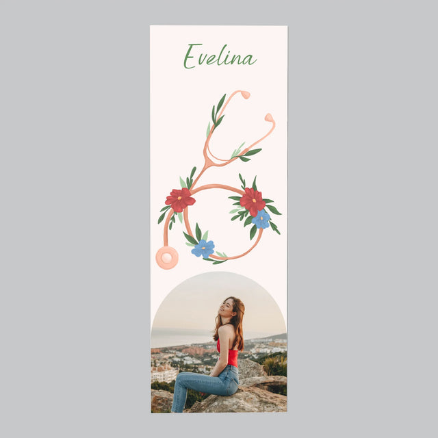 Fotografie Si Semnătură: Stetoscopul Cu Flori - Magnet Pe Fregider