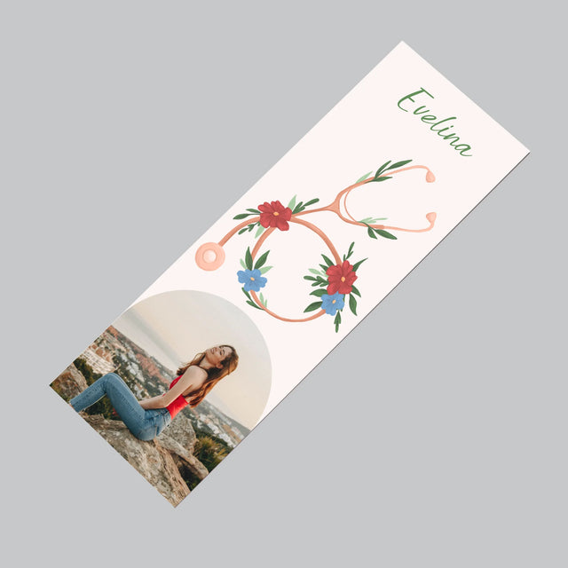 Fotografie Si Semnătură: Stetoscopul Cu Flori - Magnet Pe Fregider