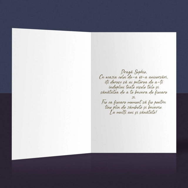 Fotografie Si Semnătură: Pensionare Minunată - Card Cu Felicitări