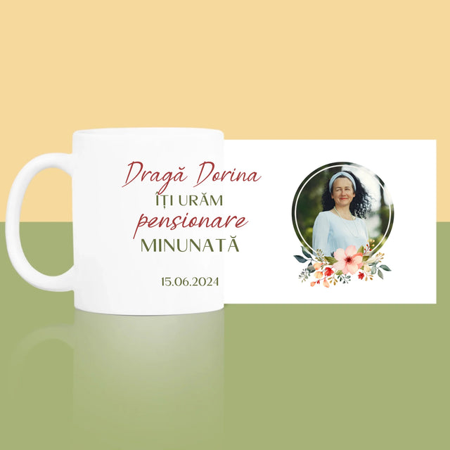 Fotografie Si Semnătură: Pensionare Minunată - Cană