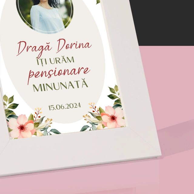 Fotografie Si Semnătură: Pensionare Minunată - Ramă Pentru Fotografii (Horizontală)