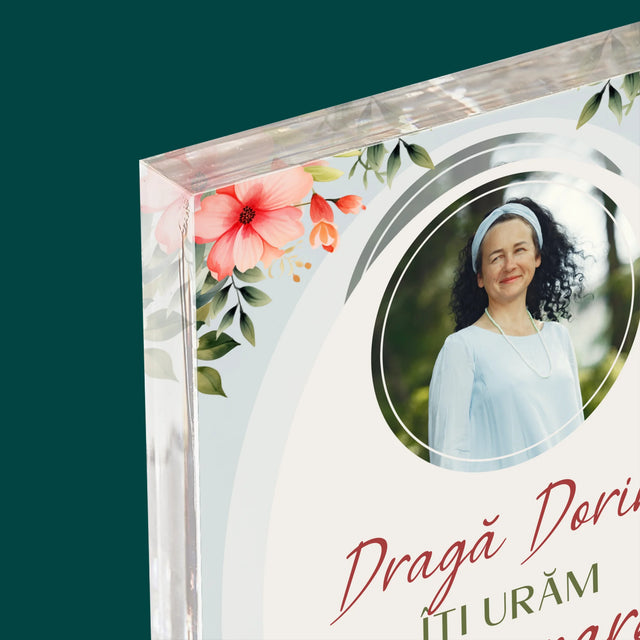 Fotografie Si Semnătură: Pensionare Minunată - Bloc Acrilic