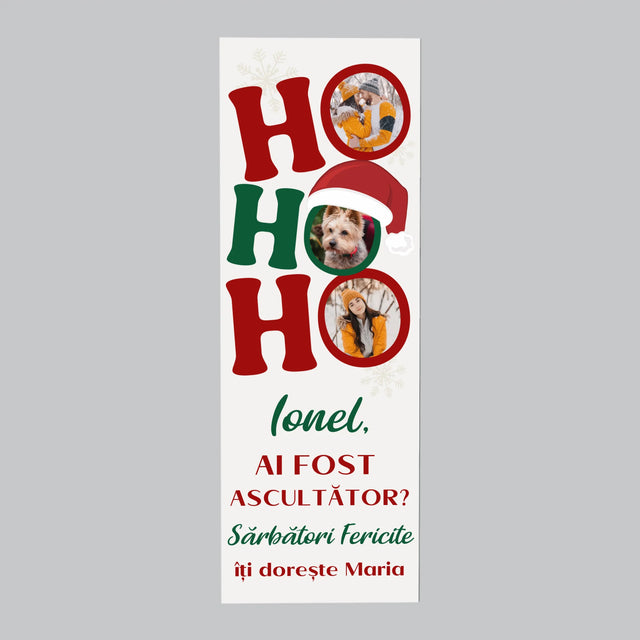 Colaj De Fotografii: Ho Ho Ho - Magnet Pe Fregider