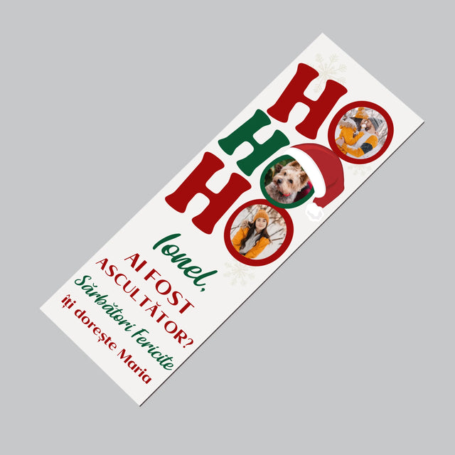 Colaj De Fotografii: Ho Ho Ho - Magnet Pe Fregider