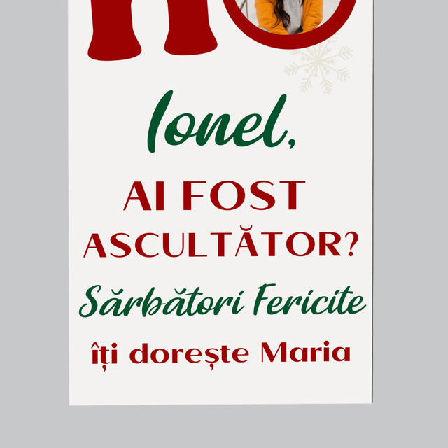 Colaj De Fotografii: Ho Ho Ho - Magnet Pe Fregider