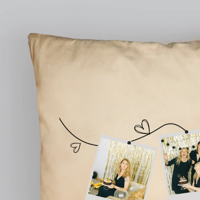 Colaj De Fotografii: 50 De Ani De Minunate Momente - Pernă (Cu Fotografie)