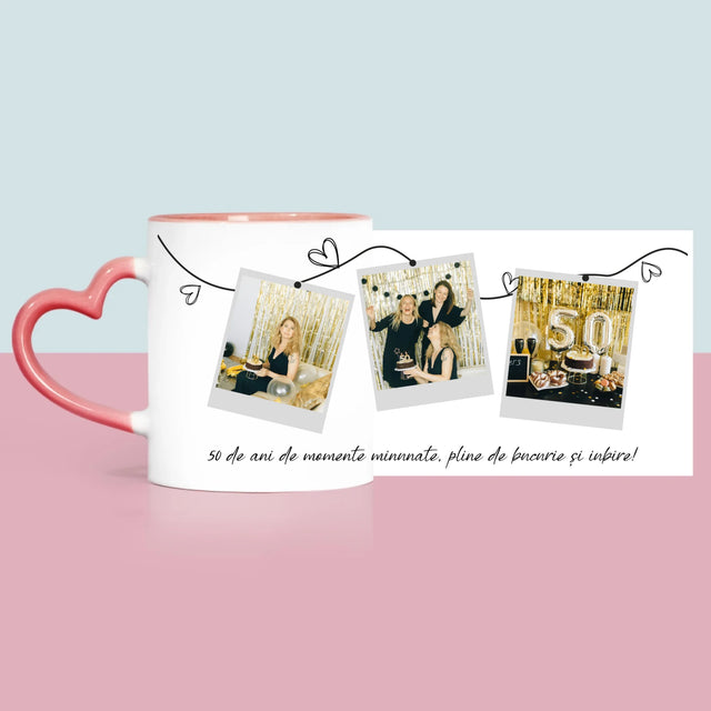 Colaj De Fotografii: 50 De Ani De Minunate Momente - Cană