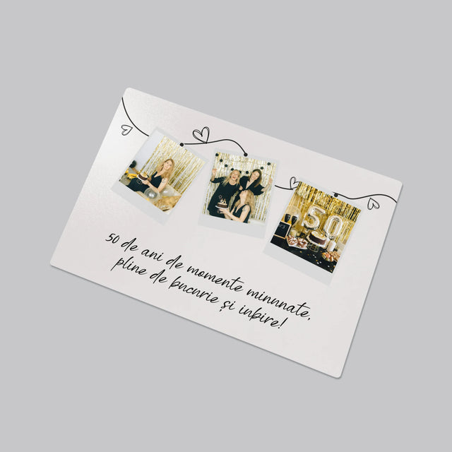 Colaj De Fotografii: 50 De Ani De Minunate Momente - Mapa De Birou