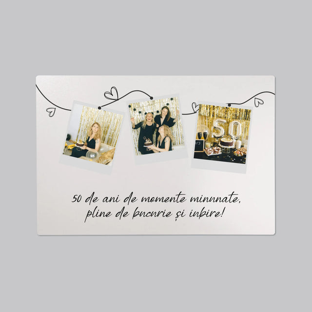 Colaj De Fotografii: 50 De Ani De Minunate Momente - Mapa De Birou