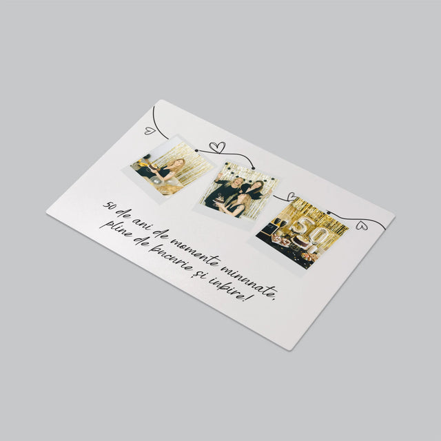 Colaj De Fotografii: 50 De Ani De Minunate Momente - Mapa De Birou