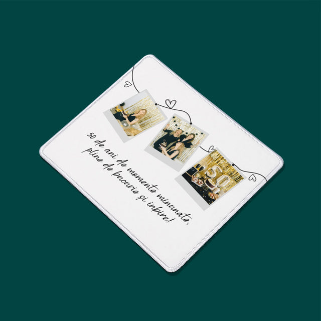 Colaj De Fotografii: 50 De Ani De Minunate Momente - Mouse Pad