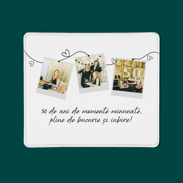 Colaj De Fotografii: 50 De Ani De Minunate Momente - Mouse Pad