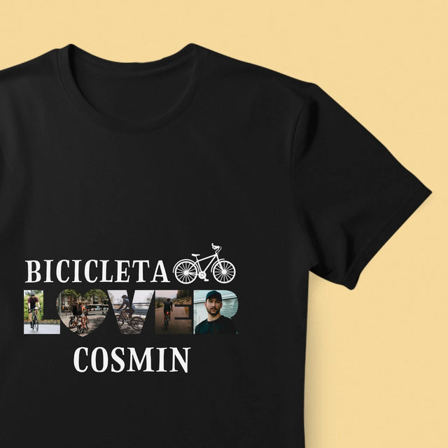 Cuvânt Din Fotografii: Bicicleta Lover - Tricou Pentru Bărbați