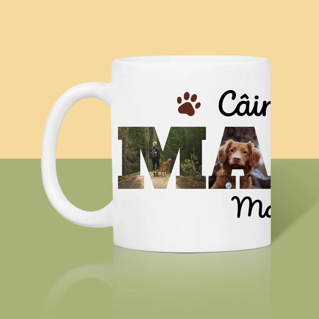 Cuvânt Din Fotografii: Mama Câinelui Din Fotografiile Tale - Cană