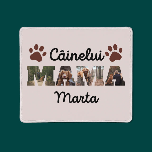 Cuvânt Din Fotografii: Mama Câinelui Din Fotografiile Tale - Mouse Pad