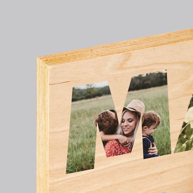 Imprimare pe lemn - verticală