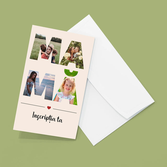 Cuvânt Din Fotografii: Mamă Din Fotografiile Tale - Set Mare Fotografii Pliante