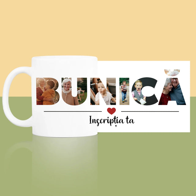 Cuvânt Din Fotografii: Bunică Din Fotografiile Tale - Cană