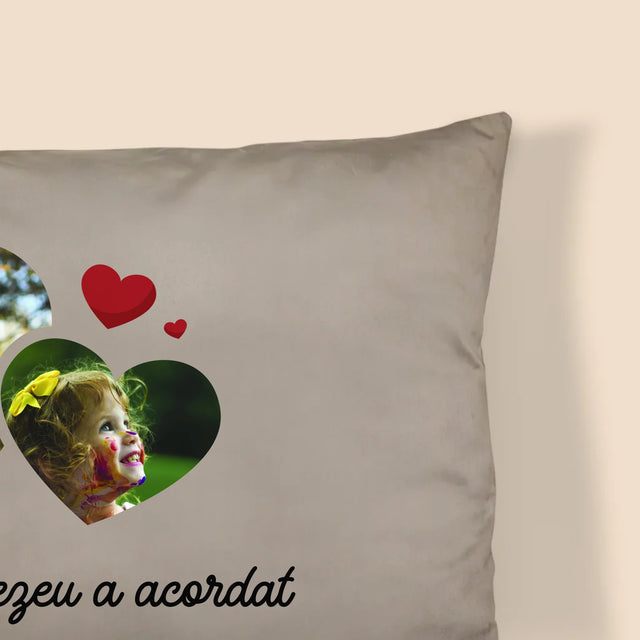 Colaj De Fotografii: Când Dumnezeu A Acordat Bunicii - Pernă (Cu Fotografie)