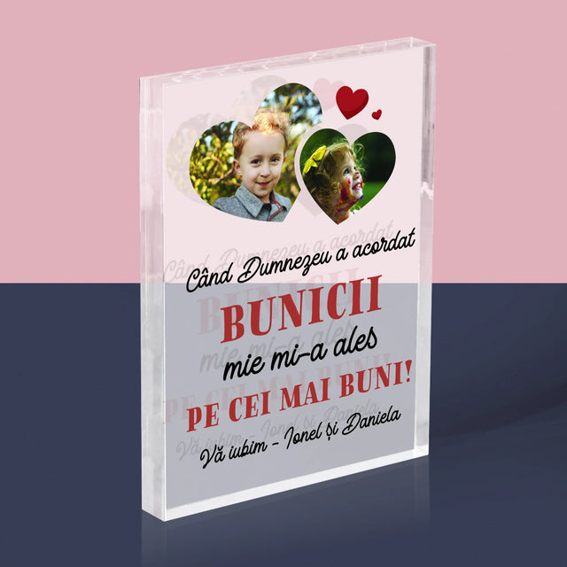 Colaj De Fotografii: Când Dumnezeu A Acordat Bunicii - Bloc Acrilic