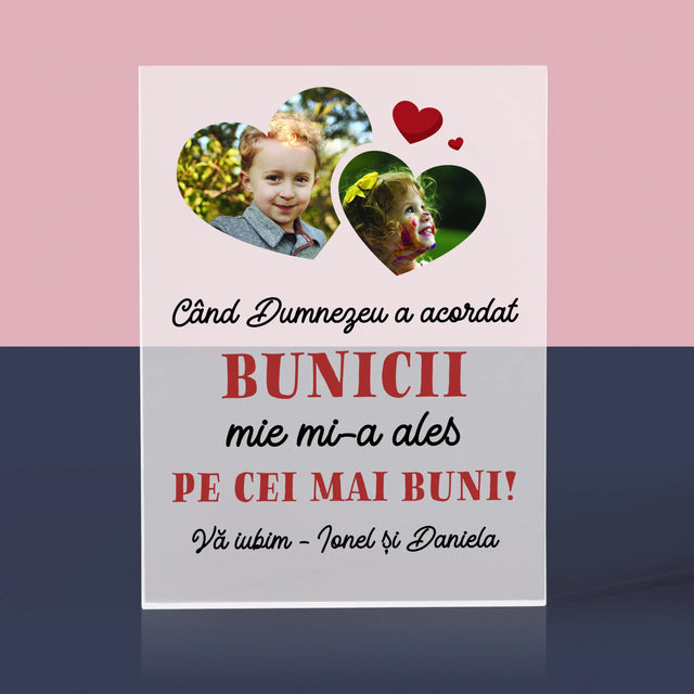 Colaj De Fotografii: Când Dumnezeu A Acordat Bunicii - Bloc Acrilic