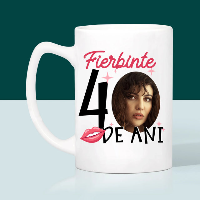 Fotografie Si Semnătură: Fierbinte La 40 De Ani - Cană