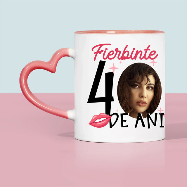 Fotografie Si Semnătură: Fierbinte La 40 De Ani - Cană